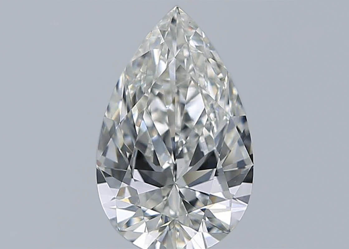 Pear Shape Loose Diamonds - 77 Diamonds