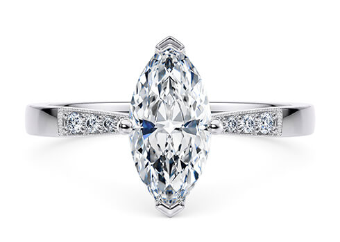 Barcelona Marquise cut Engagement Ring