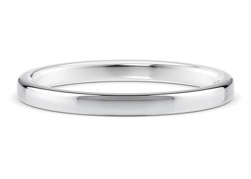 White gold braided wedding Band (4mm)