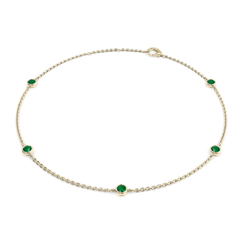 Emerald Tea in Yellow Gold.