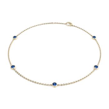 Sapphire Tea in Yellow Gold.