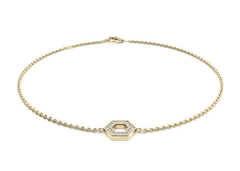 Olympia Bracelet in Yellow Gold.