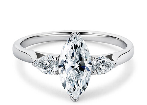 Barcelona Marquise cut Engagement Ring