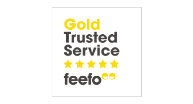 Gold Trusted Service: Feefo Awards 2019